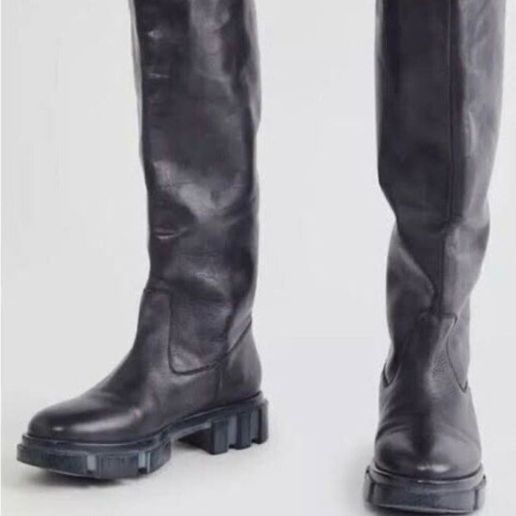 {Free People} Brooks Tall Leather
Boots - Picture 9 of 13